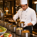 Serving Can 120mm Stainless Steel for Buffets & Catering
