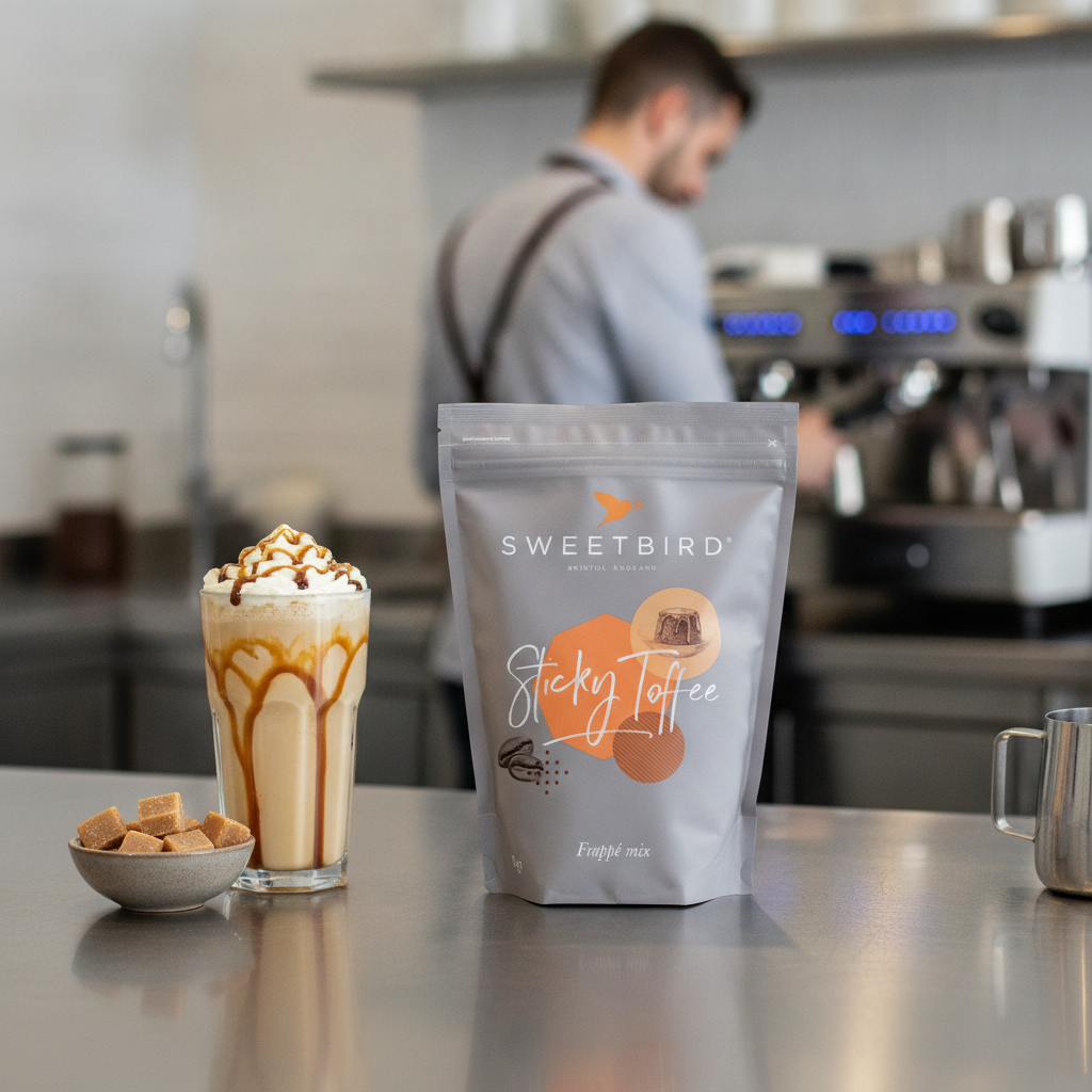 Sticky Toffee Frappé Base 1L for Coffee Shops