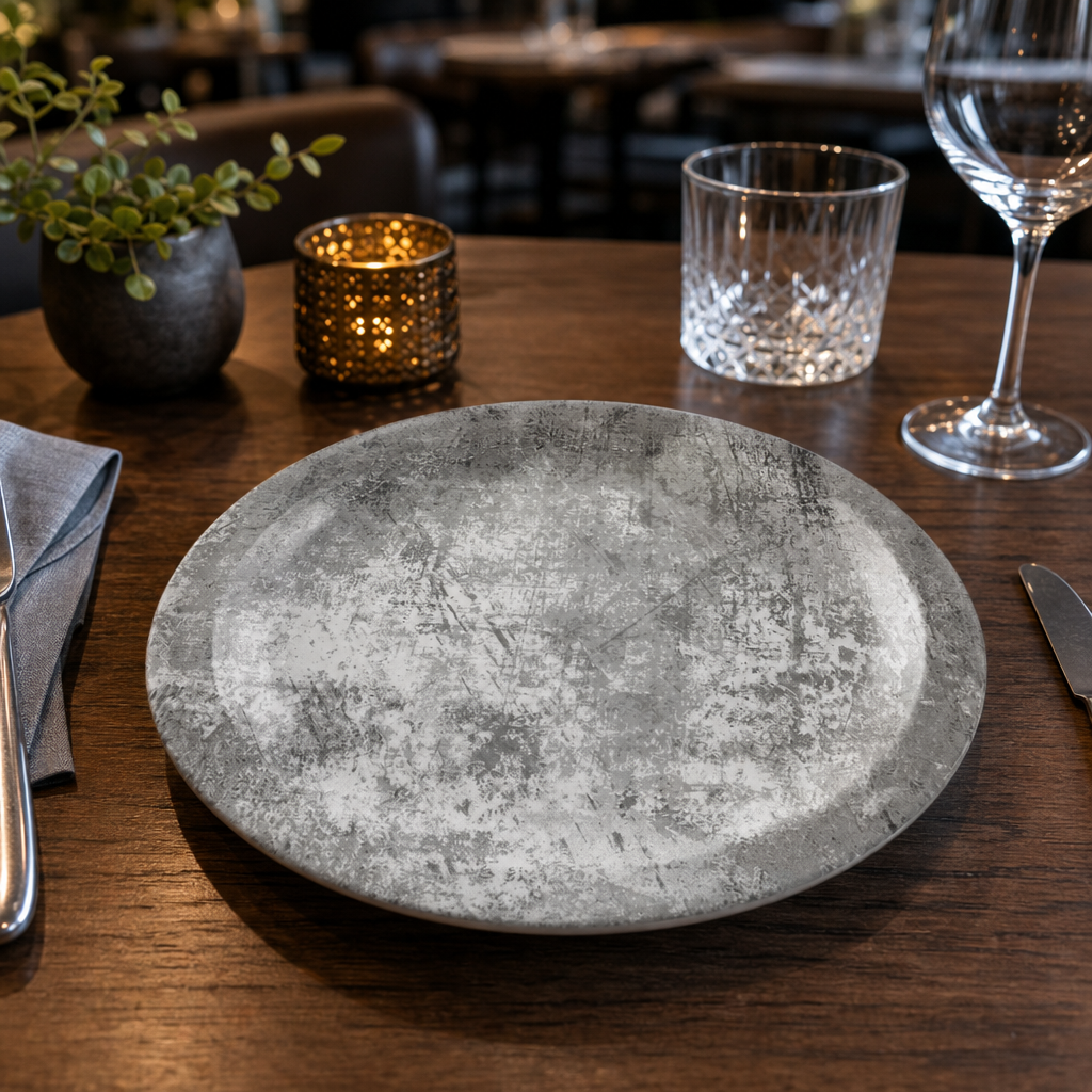 Vitrified Plates 203mm China for Contemporary Dining (Pack of 12)