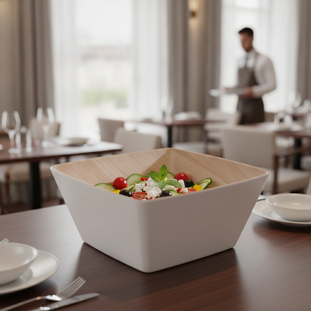 Melamine Deep Bowl 250mm for Sharing Platters
