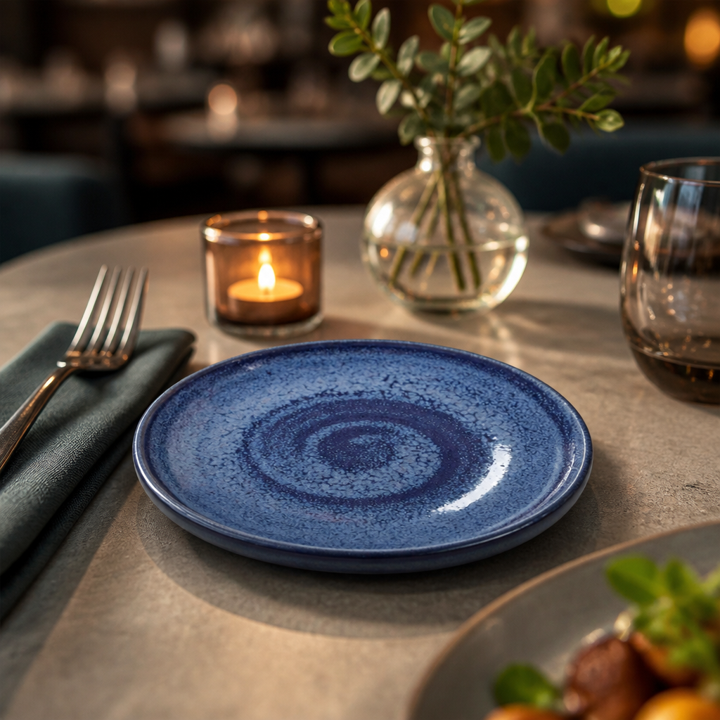 Coupe Plates 152mm China for Culinary Presentations (Pack of 12)