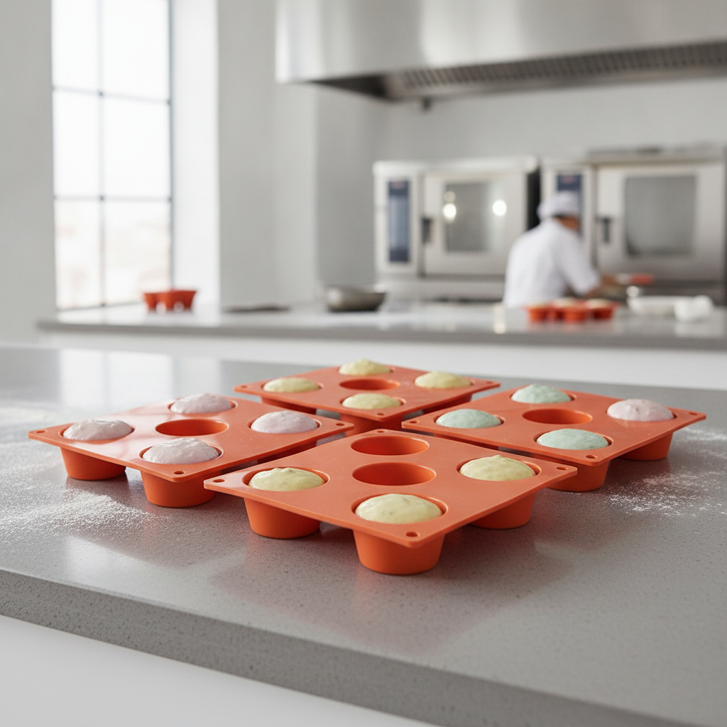 Food Safe Silicone Mini Muffin Mould for Baking (Pack of 11)