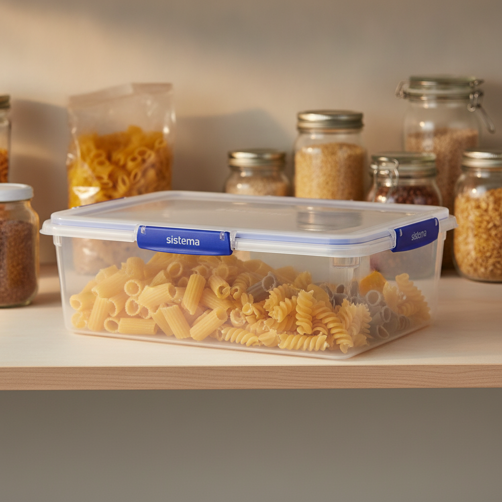 Airtight Plastic Food Storage Container 7.5L for Kitchen Use