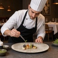 Chefs Plates Grey Vitrified Ceramic for Creative Plating (Pack of 6)