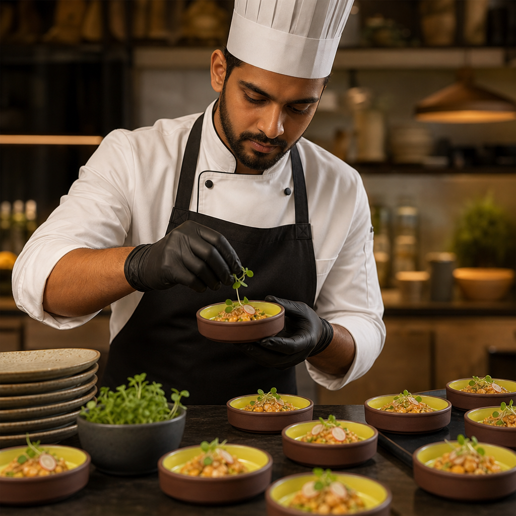 Stacking Trays 127mm Yellow Vitrified Stoneware for Dining (Pack of 12)