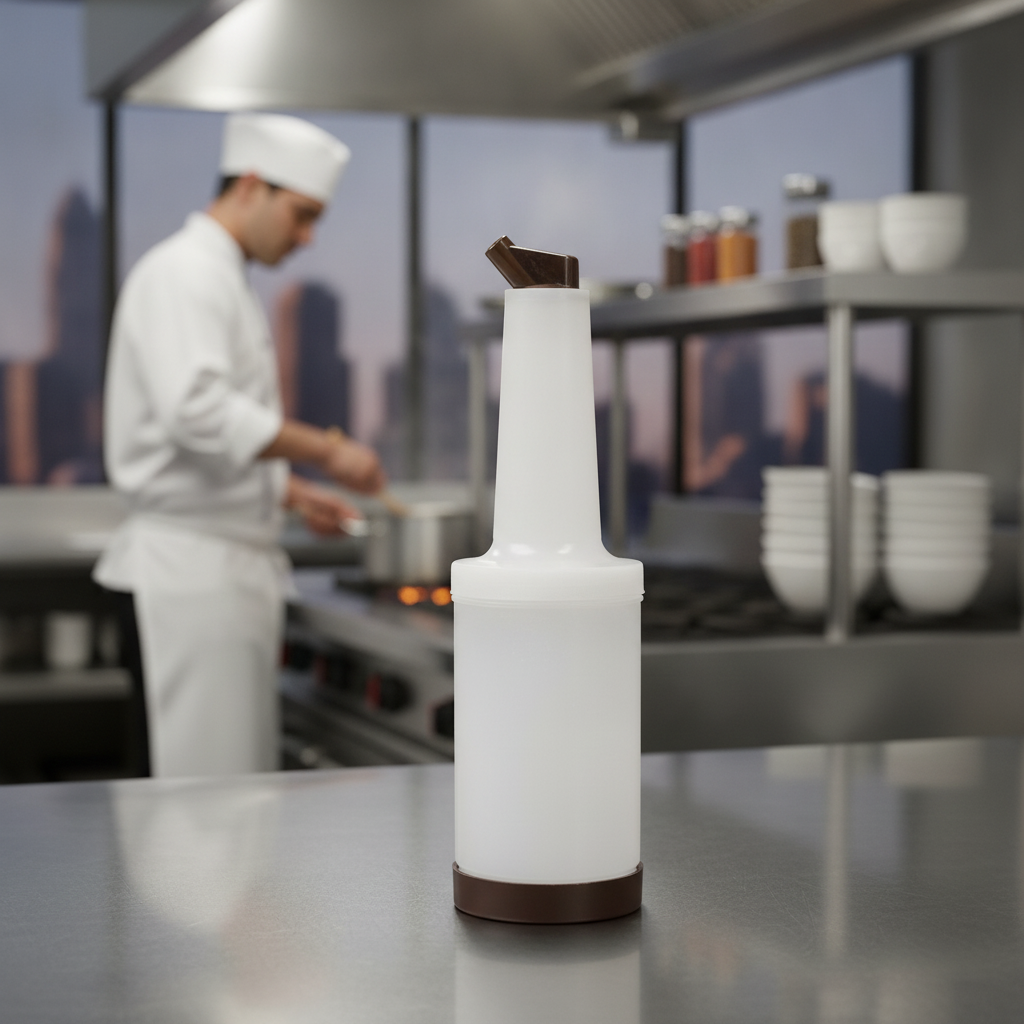 Plastic Pouring Bottle 946ml for Easy Ingredient Storage