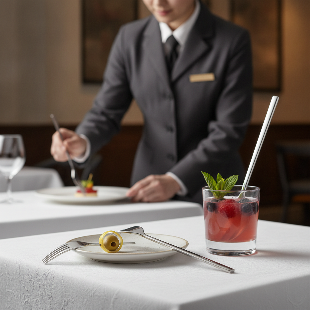Stainless Steel Cocktail Forks 150mm for Fine Dining (Pack of 12)