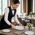 Elegant Plates 203mm White Porcelain for Banqueting (Pack of 36)