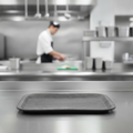 Polyester Non-Slip Rectangular Tray 360x460mm for Commercial Use