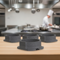 Polypropylene Black GN Insert 140x125mm for Food Presentation
