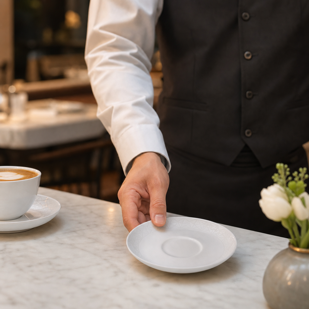 Coupe Saucers 153mm Fine China for Contemporary Dining (Pack of 12)