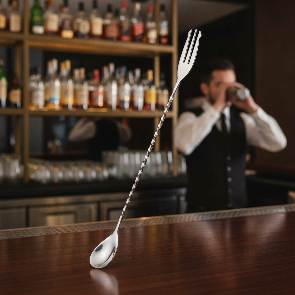 Stainless Steel Cocktail Spoon 303mm for Bars & Pubs