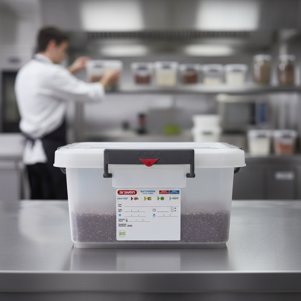 Polypropylene Food Storage Container 30-40L for Food Preservation