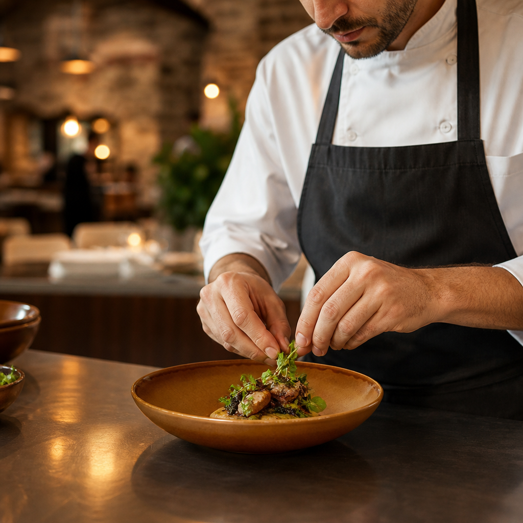 Brown Porcelain Coupe Bowls 182mm for Farm-to-Table Dining