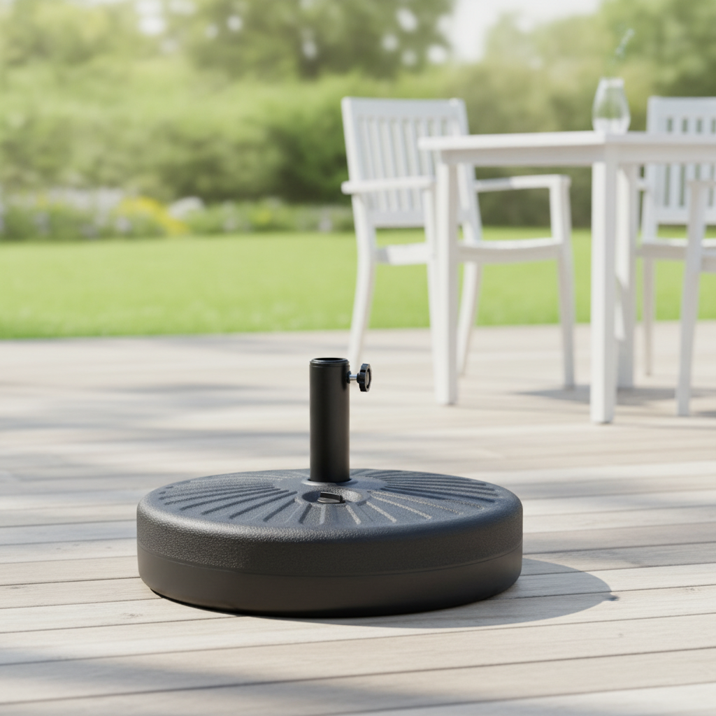 Durable Plastic Parasol Base 20L for Outdoor Use