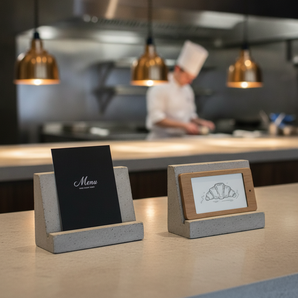 Concrete Display Stand for Table Tops & Buffets (Pack of 2)
