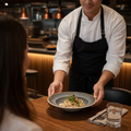 Pasta Bowls 250mm Smoke Grey Porcelain for Restaurants & Cafés (Pack of 4)