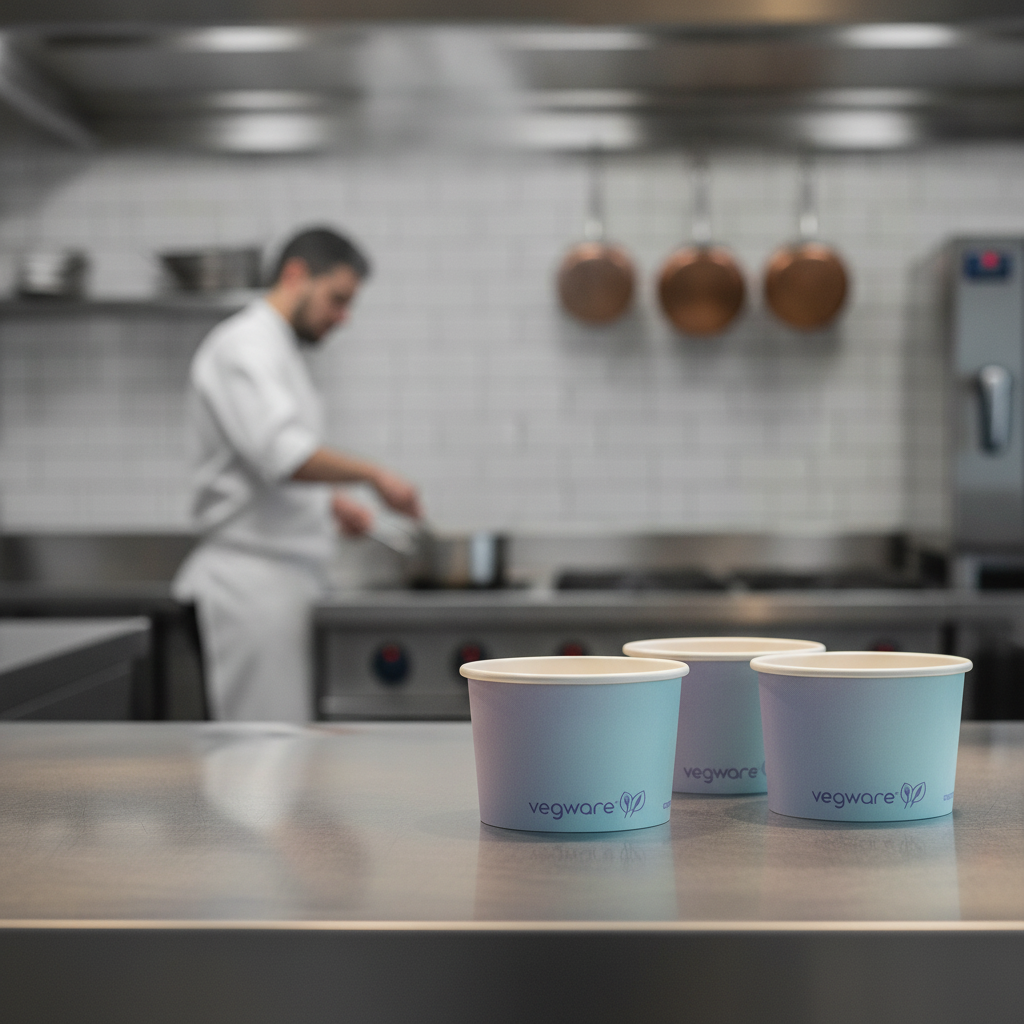 Paperboard Ice Cream Pots 4oz for Hot or Cold Foods (Pack of 1000)