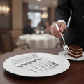Stainless Steel Cake Forks 130mm for Elegant Dining (Pack of 12)