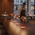 Aluminium Alloy Cordless Table Lamps 260mm for Bars & Cafés (Pack of 6)