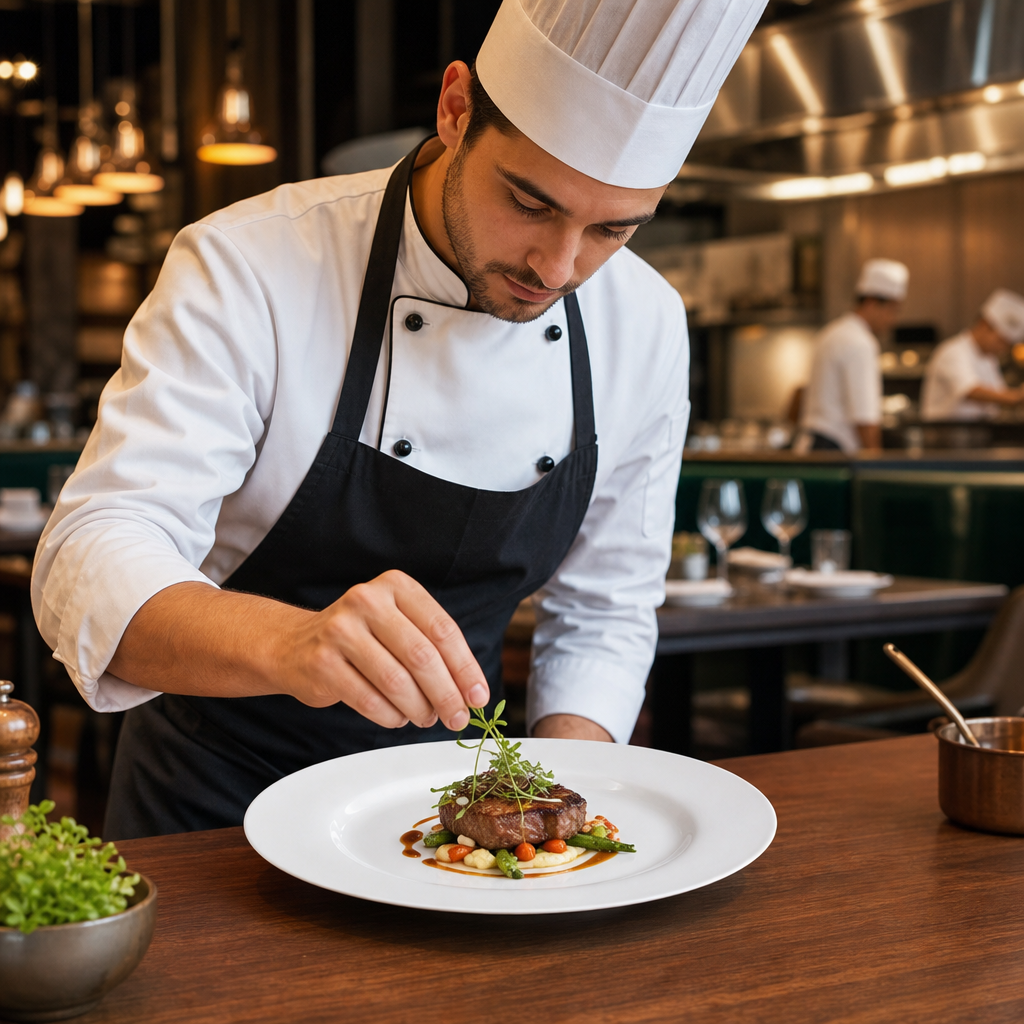 Wide Rim Plates 270mm Porcelain for Restaurants & Hotels (Pack of 4)