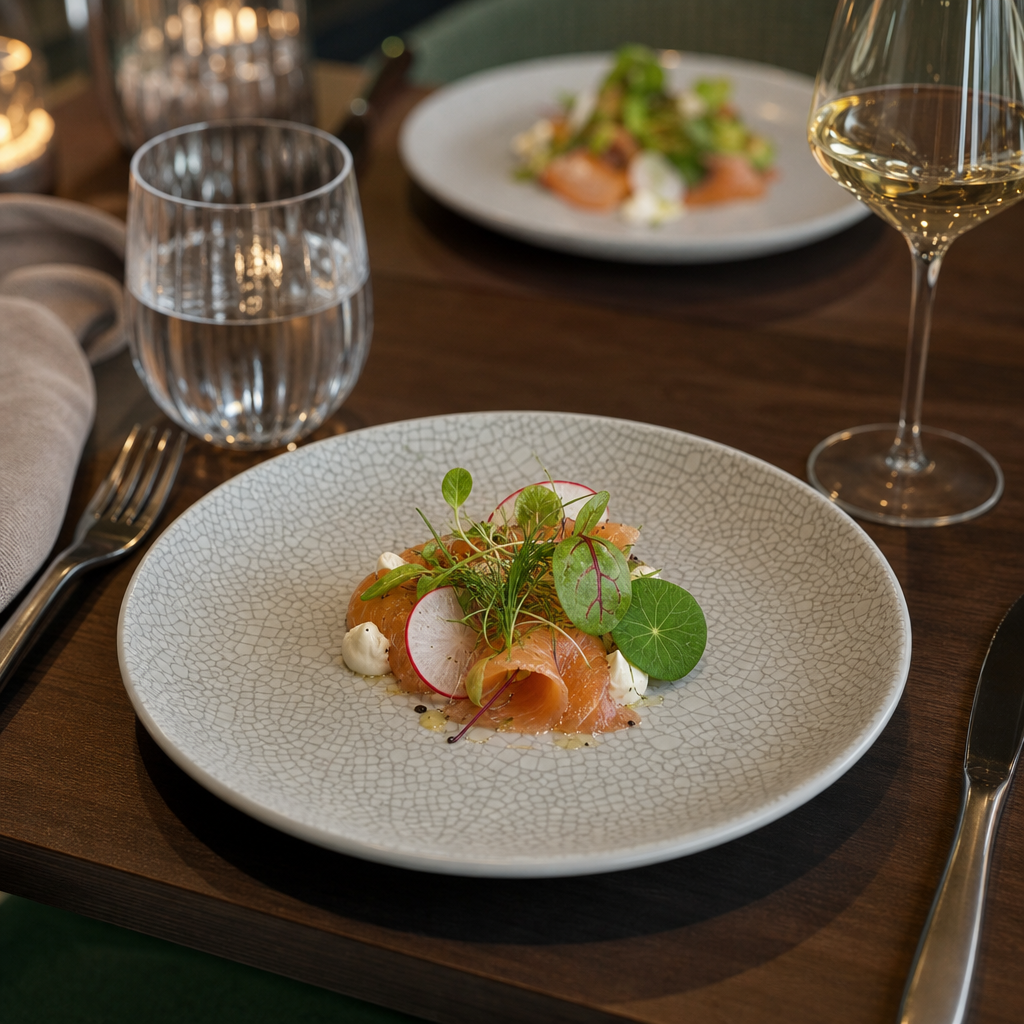 Coupe Plates 153mm Porcelain for Dining and Entertaining (Pack of 12)