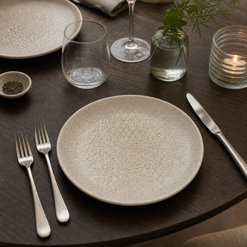 Coupe Plates 165mm Grey Porcelain for Elegant Dining (Pack of 12)