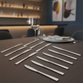 18/10 Stainless Steel Table Knife for Elegant Dining (Pack of 12)