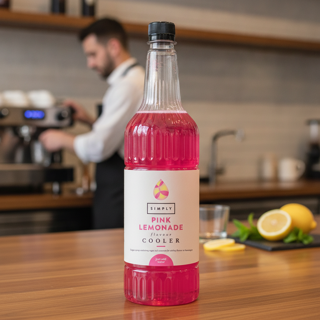 Pink Lemonade Cooler Syrup 1L for Refreshing Summer Drinks