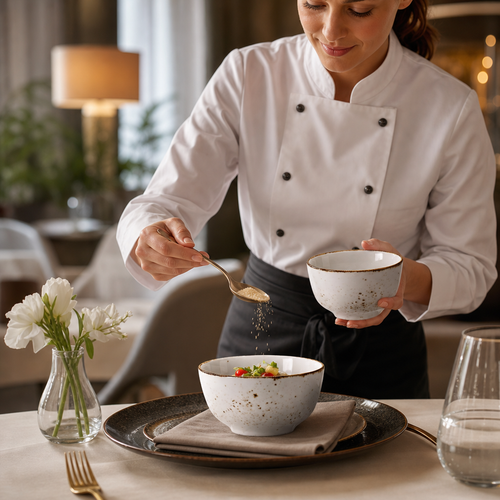 Alumina Vitrified Ceramic Sugar Bouillon 227ml for Dining (Pack of 12)