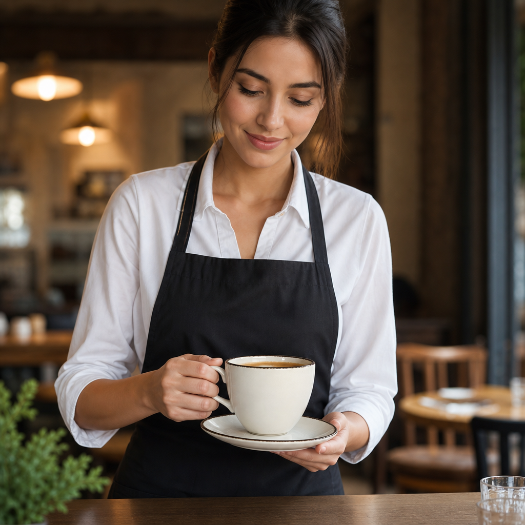 Cups 350ml Porcelain for Restaurants & Cafés (Pack of 24)