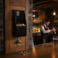 Plastic Wall-Mounted Bottle Cap Catcher for Bars & Pubs