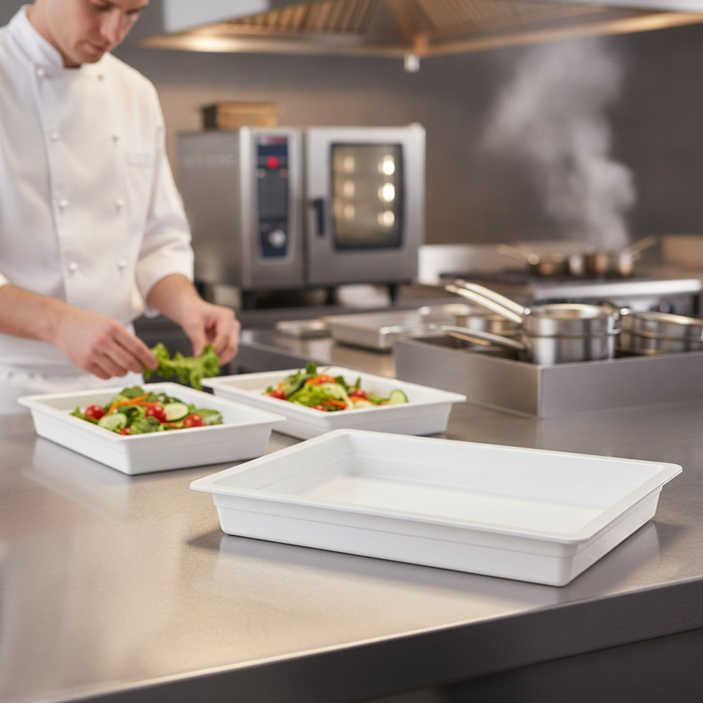 Melamine Gastronorm Dish 1/1GN for Schools & Nursing Homes
