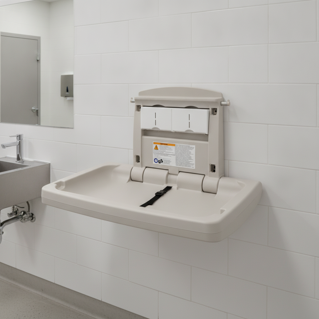 Polypropylene Baby Changing Unit for Washrooms