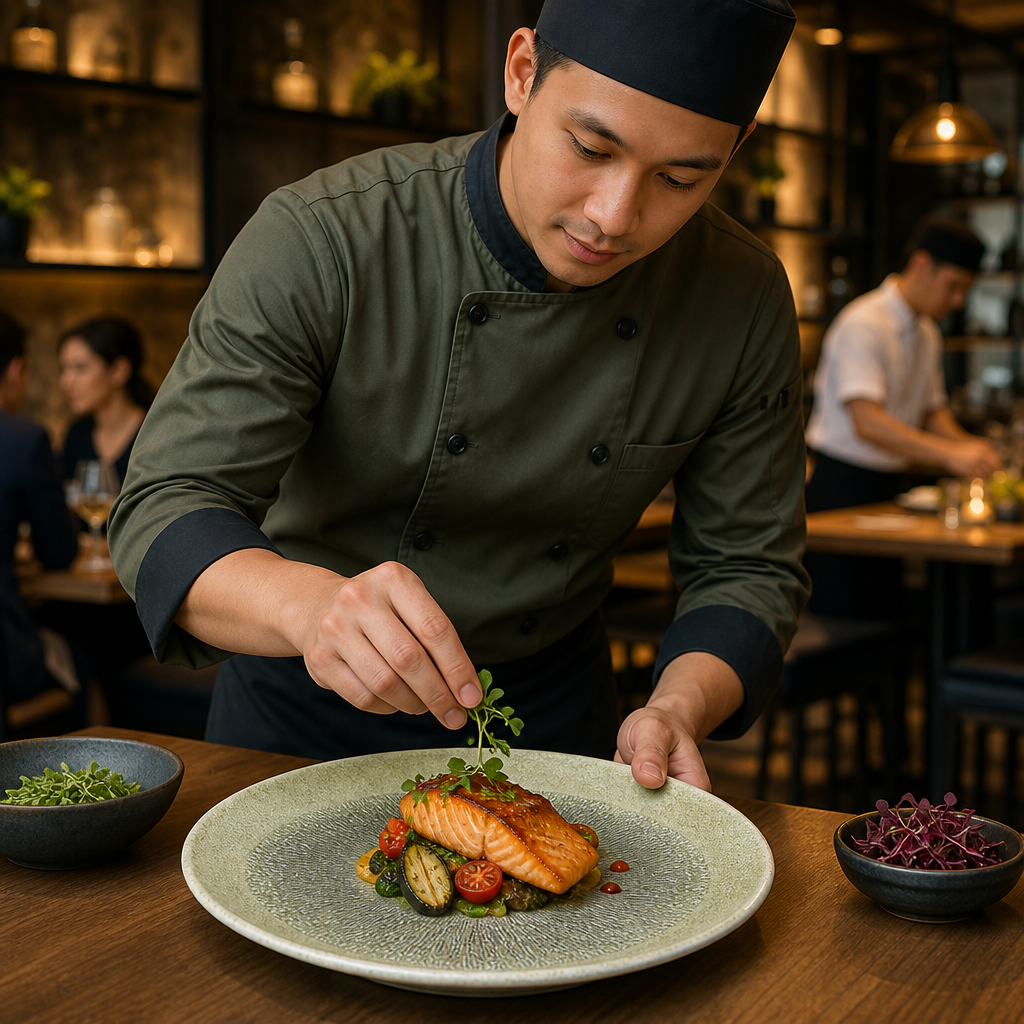 Finest Vitrified Coupe Plates 230mm Green Ceramic for Food Presentation (Pack of 12)