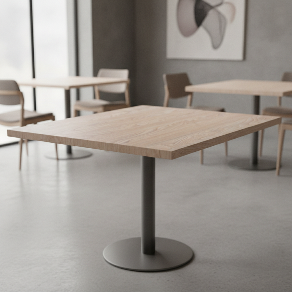 High Density Woodchip Rectangular Table Top 1100x700mm for Indoor Venues