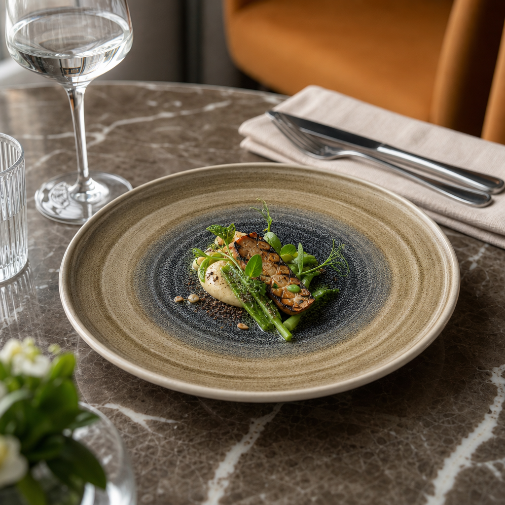 Walled Plates 210mm Porcelain for Dining Experiences (Pack of 6)