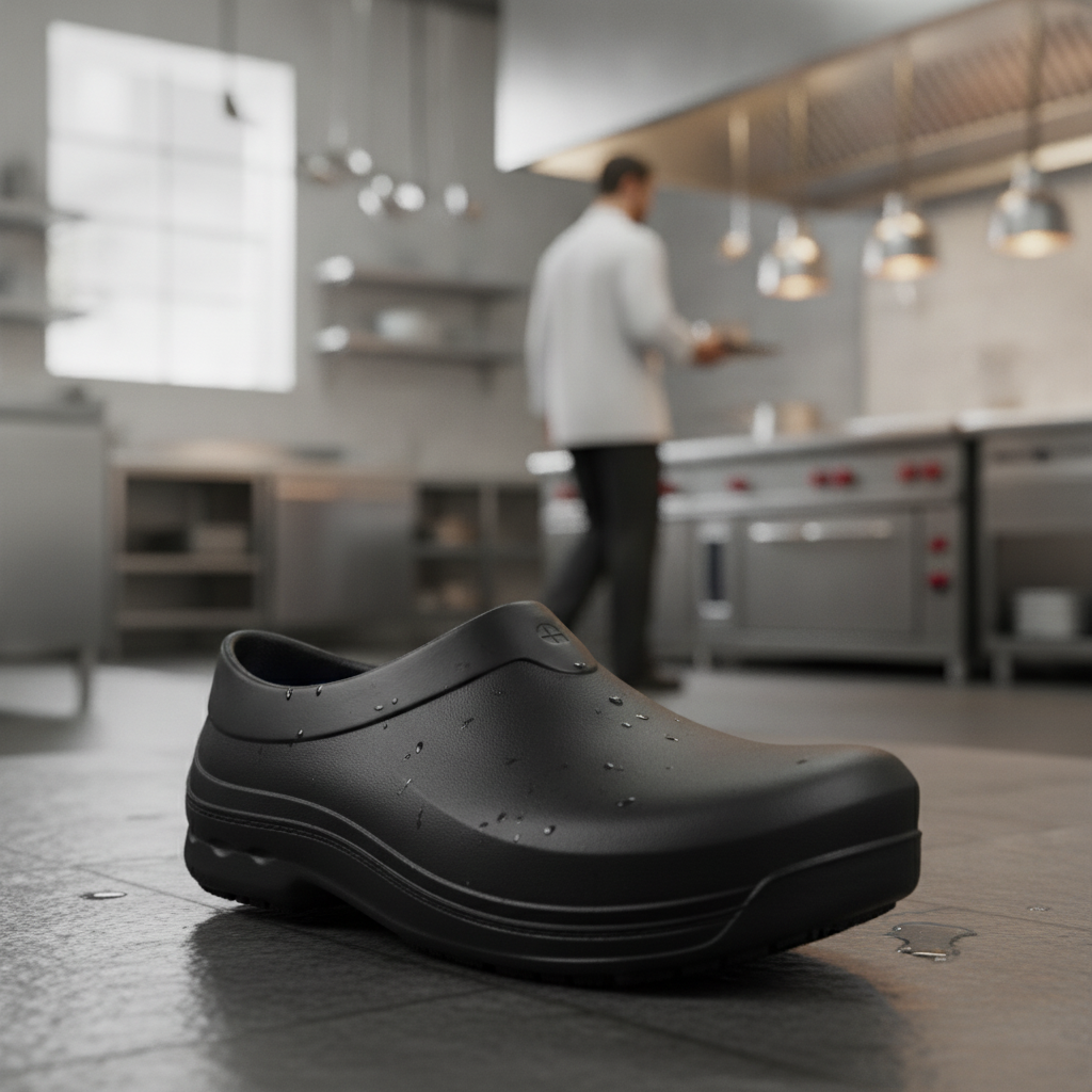 Lightweight Black EVA Clogs for Comfortable Service