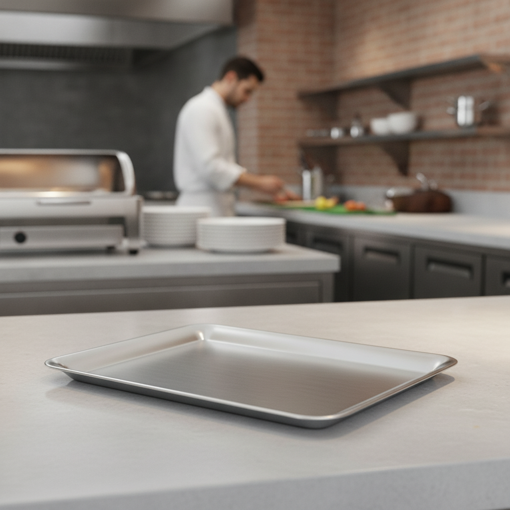 Stainless Steel Tray 290x200mm for Buffet Service