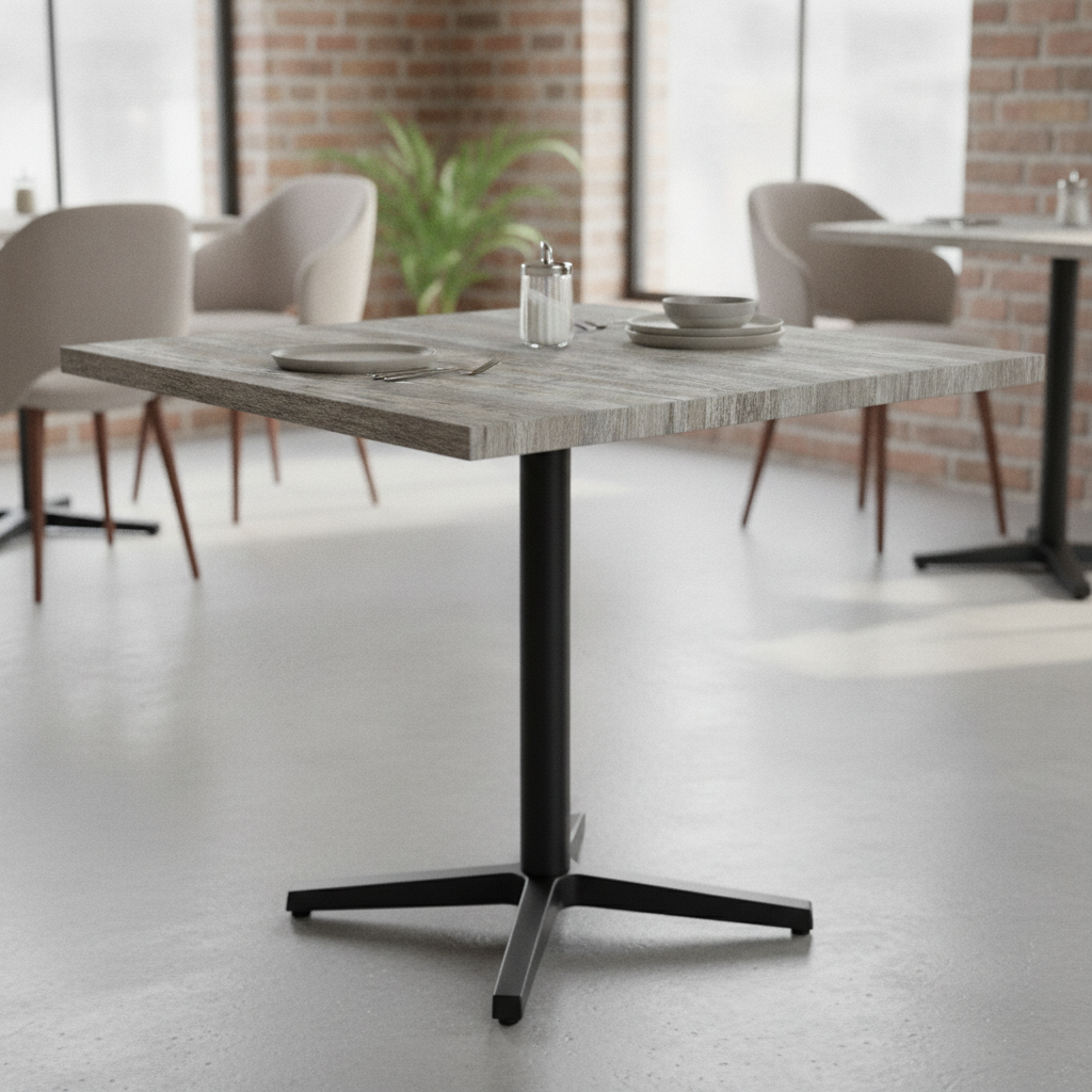 High Density Woodchip Square Table Top for Cafés & Restaurants (600mm)