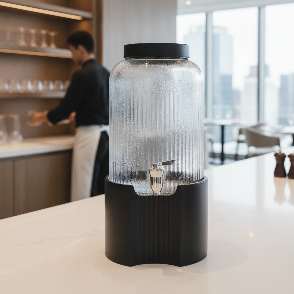 Stainless Steel Beverage Dispenser 7L for Parties & Events