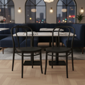 Polypropylene Black Side Chair 850mm for Hospitality & Workspaces (Pack of 2)