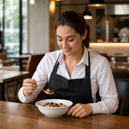 Cereal Bowls 165mm Vitrified Porcelain for Cafés & Restaurants (Pack of 12)