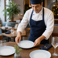 Coupe Plates 260mm Vitrified Ceramic for Dining (Pack of 12)