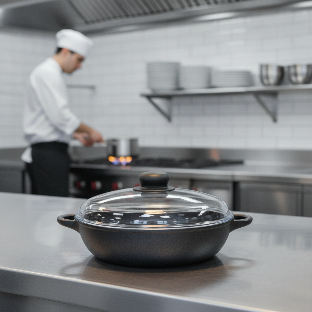Cast Aluminium Casserole Dish 240mm for Charcoal Ovens