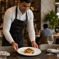 Plates 305mm White Vitrified Ceramic for Restaurants (Pack of 12)