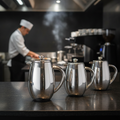 Stainless Steel Insulated Cafetiere 750ml for Commercial Use
