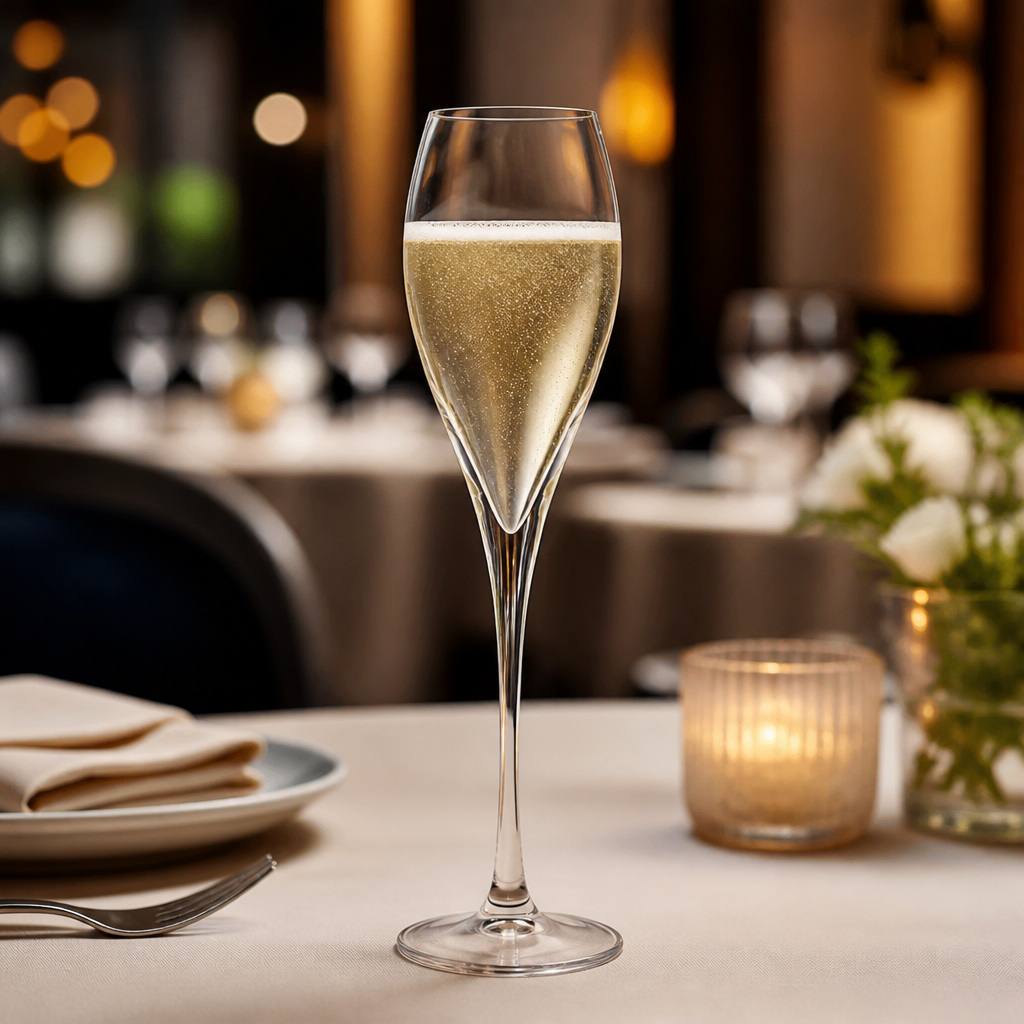 Glass Champagne Flutes 230ml for Stylish Celebrations (Pack of 24)