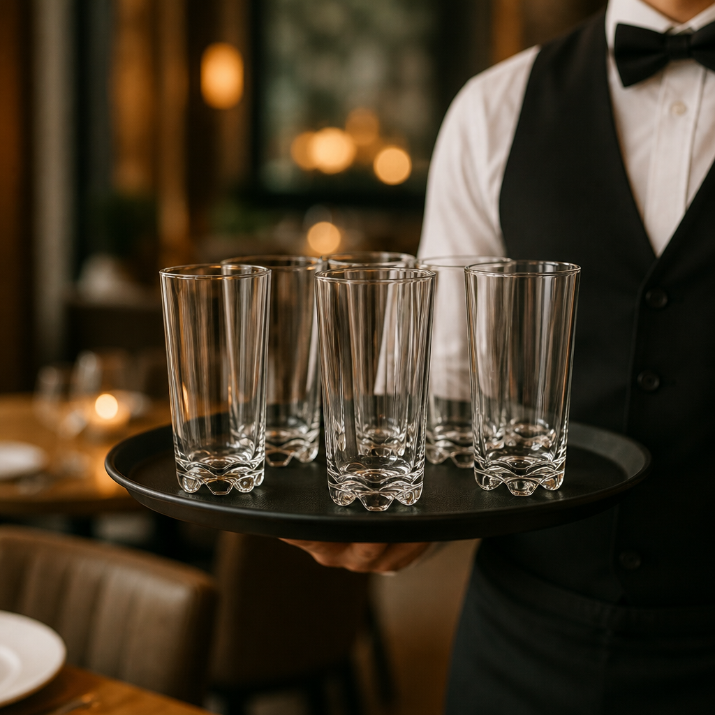 Polycarbonate Hi Ball Tumblers 350ml for Bars & Outdoor Events (Pack of 6)