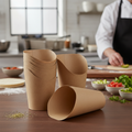 Paper Kraft Tortilla Wrap Scoops for Food Markets (Pack of 1000)